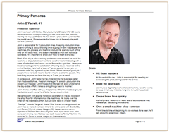 John O'Farrell, primary persona